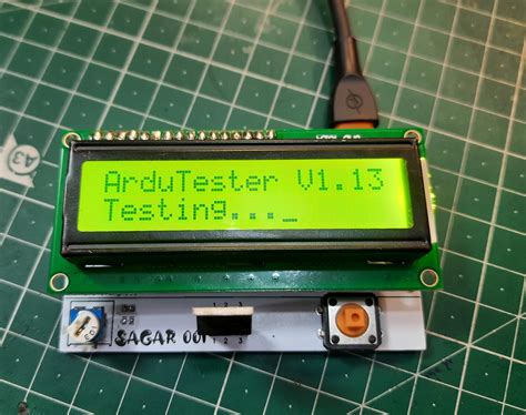 arduino testing procedure.